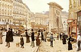 Le Boulevard St. Denis Paris by Jean Beraud